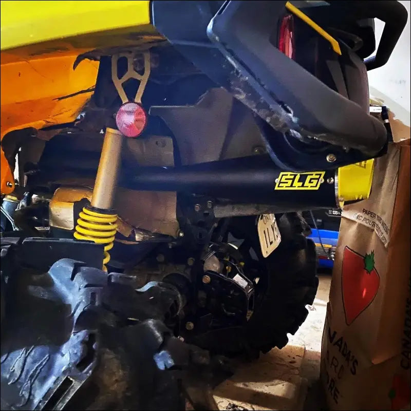 2012-2024 Gen 2 CanAm Outlander 650-800-850-1000cc Sniper Quiet Series Slip - Fully coated / None - Exhaust