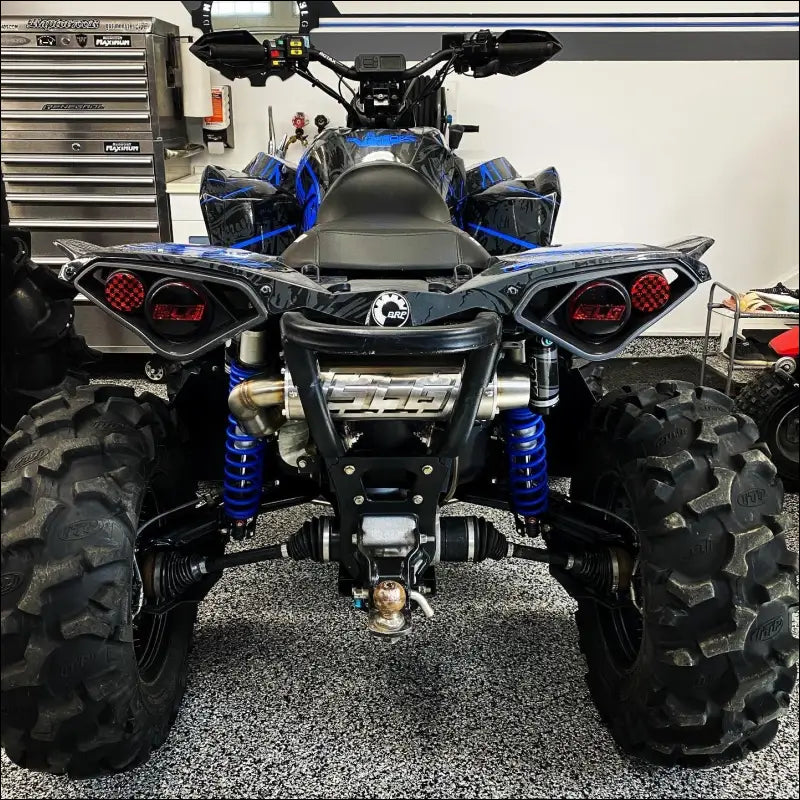2012-2025 Gen 2 CanAm Renegade (non-XMR) 500-570-650-800-850-1000cc Bomber Performance Series Slip On Side Exit - Raw
