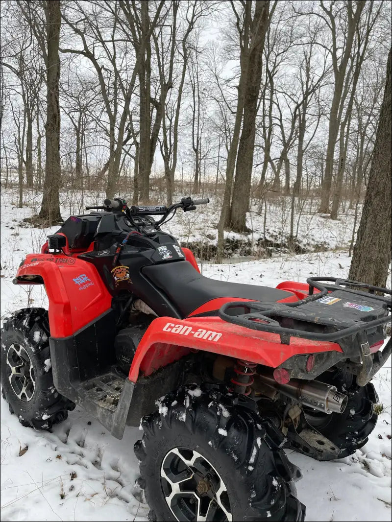 2015-2024 Gen 2 CanAm Outlander 450-570cc Sniper Performance Series Slip On - Raw stainless / Blank / Removable spark