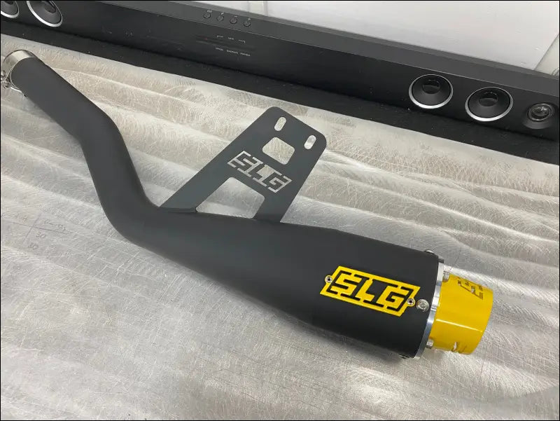 2016-2026 Gen 2 CanAm Renegade XMR 570-650-850-1000cc Sniper Quiet Series Slip On - Raw stainless body with coated tip