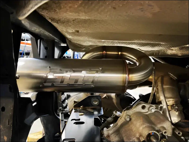 2018-2023 CanAm Maverick Sport/Trail 800-1000cc Bomber Performance Series Slip - Raw stainless body with coated tip