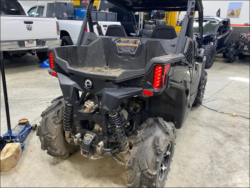 2020 2021 CanAm Maverick Sport/Trail 800-1000cc Bomber Performance Series Slip On - Raw stainless body with coated tip