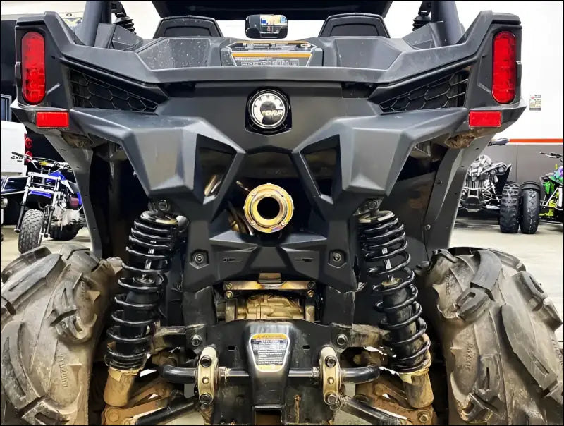 2020 2021 CanAm Maverick Sport/Trail 800-1000cc Bomber Quiet Series Slip On - Raw stainless / Blank