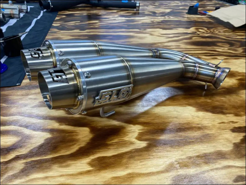 2021-2025 Polaris Sportsman and Scrambler 1000 S (55’’ Model ONLY) Sniper Quiet Series Dual Slip On - Fully coated