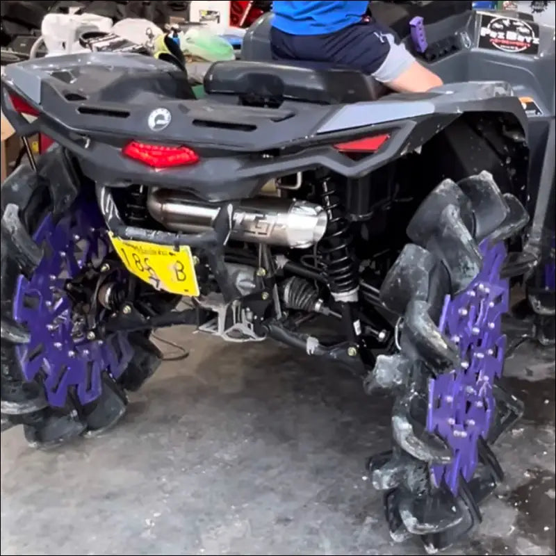 2023-2026 Gen 3 Outlander 500-700cc (all models) Bomber Performance Series Slip On - Raw stainless/Large Logo / Cutout