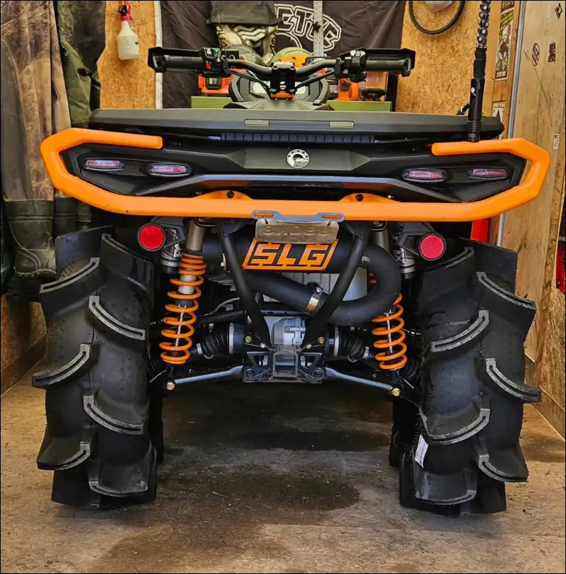 2025-2026 Gen 3 CanAm Outlander 850-1000cc All Models Bomber Performance Series Slip On - Raw Stainless/Small Logo