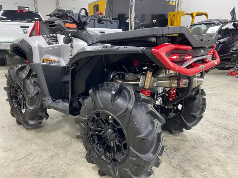 2025-2026 Gen 3 CanAm Outlander 850-1000cc All Models Sniper Performance Series Slip On - Raw Stainless/Large Logo