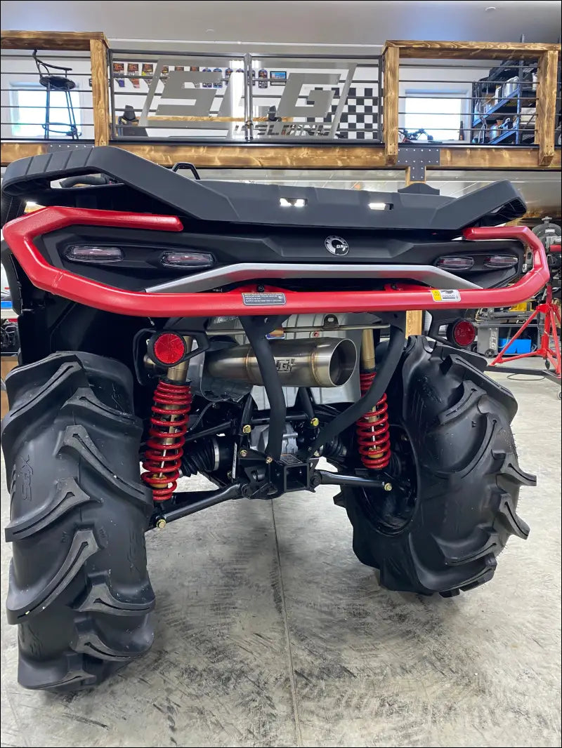 2025 Gen 3 CanAm Outlander 850-1000cc All Models Megaphone Slip On - Raw Stainless / Small