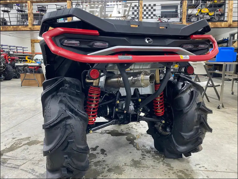 2025 Gen 3 CanAm Outlander 850-1000cc All Models Sniper Performance Series Slip On - Raw Stainless/Small Logo / Billet