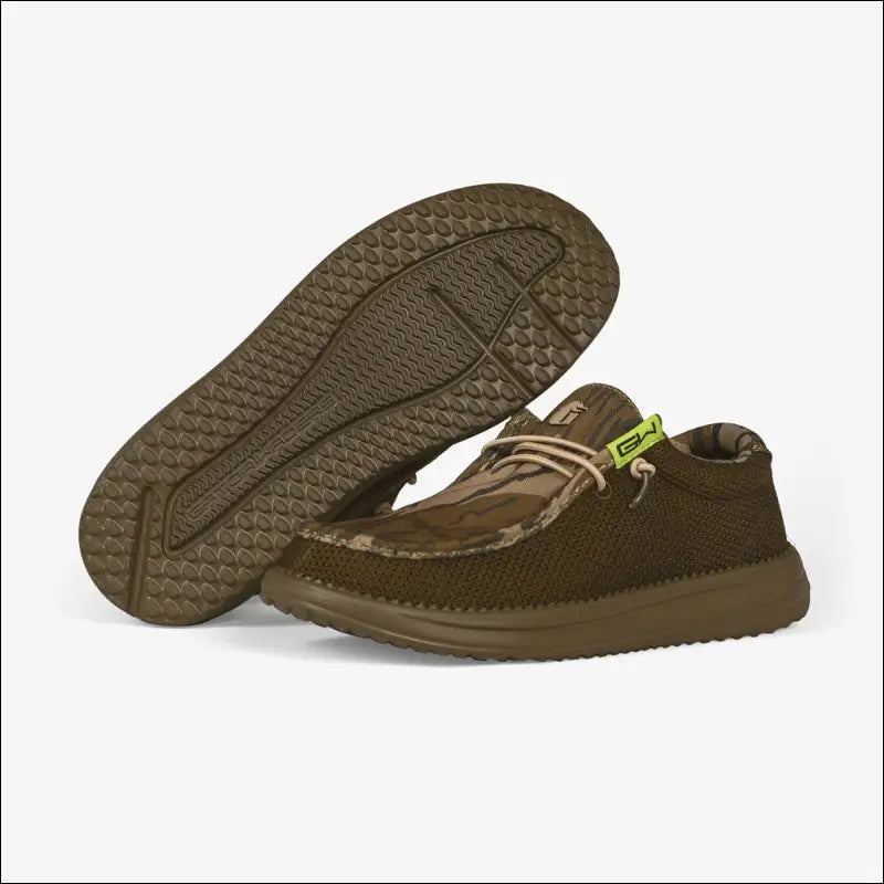 Camp Shoes | Womens - 2-Tone Mossy Oak Original Bottomland - 7 - Footwear