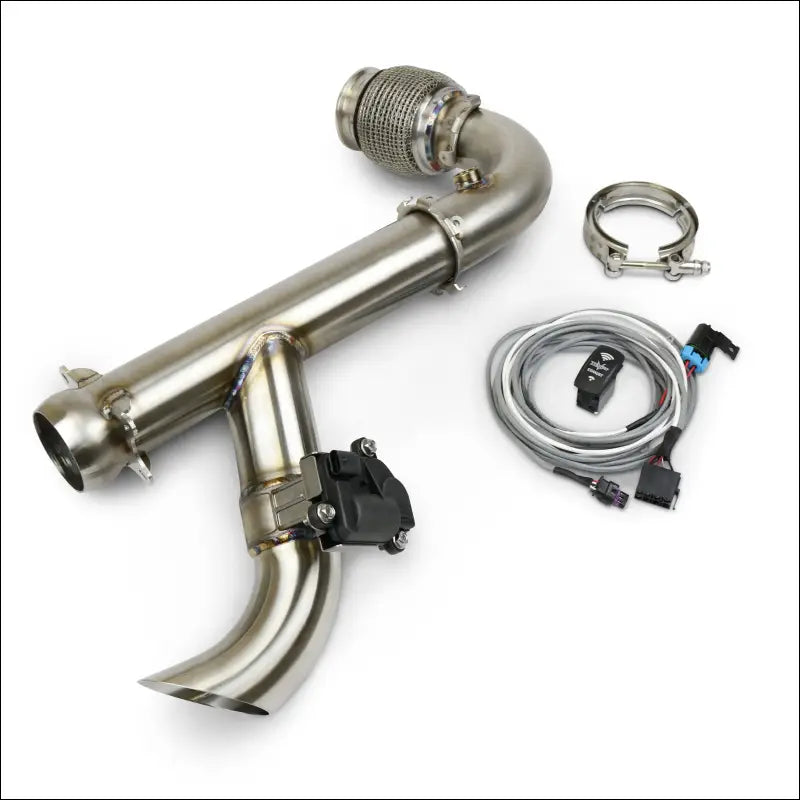 Can-Am X3 ’SHOCKER’ Electric Side Dump Race Bypass Pipe - 2.5 Inch - Exhaust