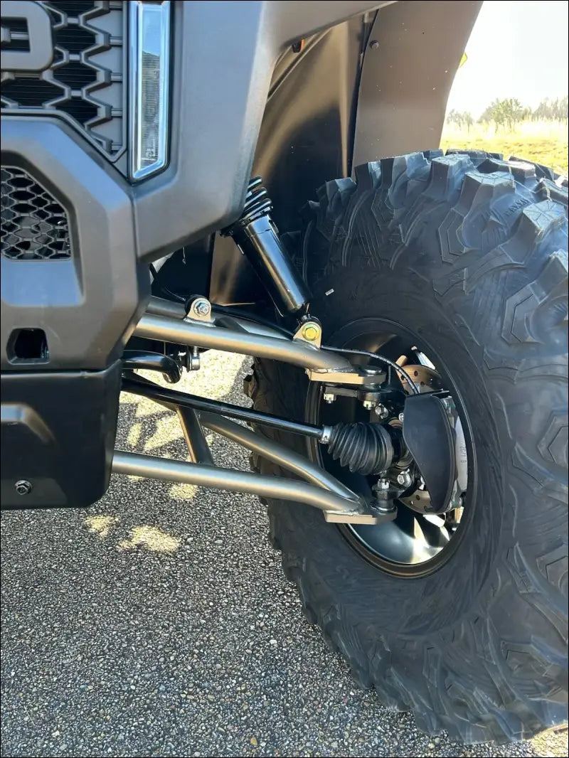 CFMOTO U10 PRO forward front a-arms - BLACK / REUSE OEM ARMS / MOORHEAD TIE ROD KIT