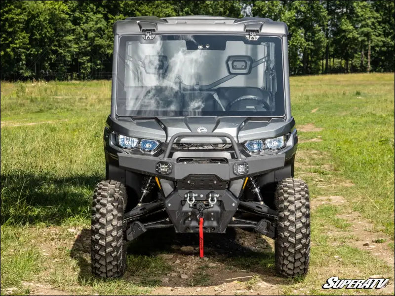 Can-Am Defender HD7 MaxDrive Power Flip Glass Windshield - Front Windshields