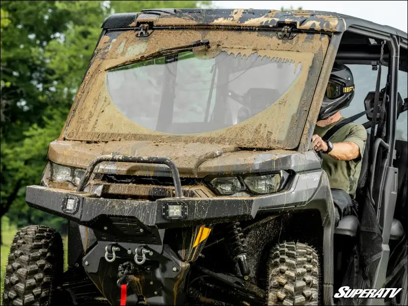 Can Am Defender Maxdrive Power Flip Glass Windshield