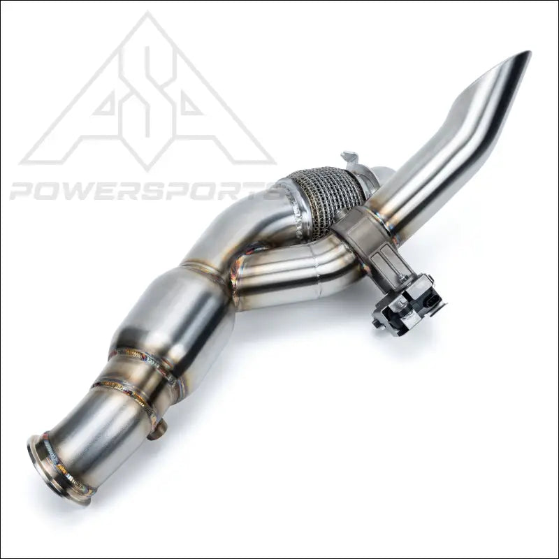 EVP Racing Shocker Electric Side-Dump Down Pipe with Bullet Muffler for 2024 Can-Am Maverick R - Exhaust