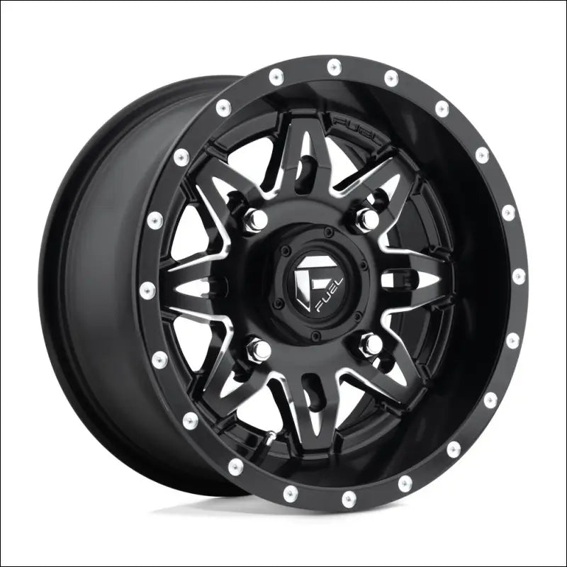 Fuel D567 Lethal Non-Beadlock Wheel Matte Black Milled - 14x7 / 4x137 / + 13mm - Wheels