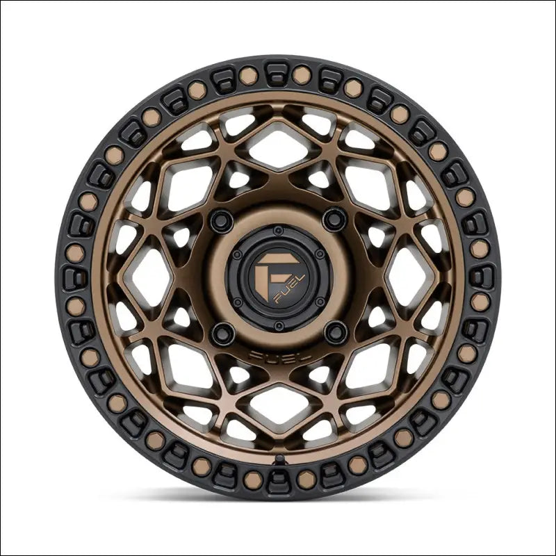 Fuel D785 Unit UTV Non-Beadlock Bronze w/ Matte Black Ring - 15x10 / 4x137 / + 0mm - Wheels