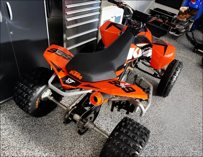 KTM 450/505/525 SX & XC Sniper Quiet Series Slip On - Raw stainless / Cutout - Exhaust