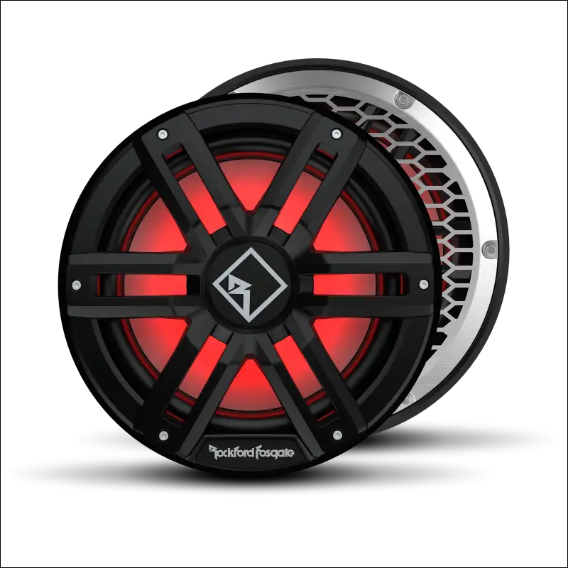 M2 12’’ DVC 4ohm Color Optix Infinite Baffle Marine Subwoofer - Black - Audio