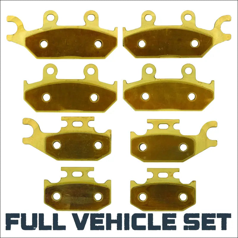 Can-Am Maverick MAX/XDS/XMR 2013-2018 Brass Brake Pad Set - Full Vehicle - Brakes