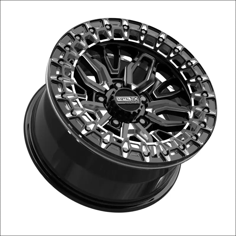 Mayhem R Beadlock | Gloss Black Contrast Cut - 15x8 | +0mm/4 + 4 | 5x4.5 | 98861 - Wheels