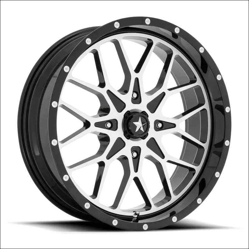 MSA M45 Portal - Gloss Black Machined - 16x7 / 4x137 / + 10mm - Wheels