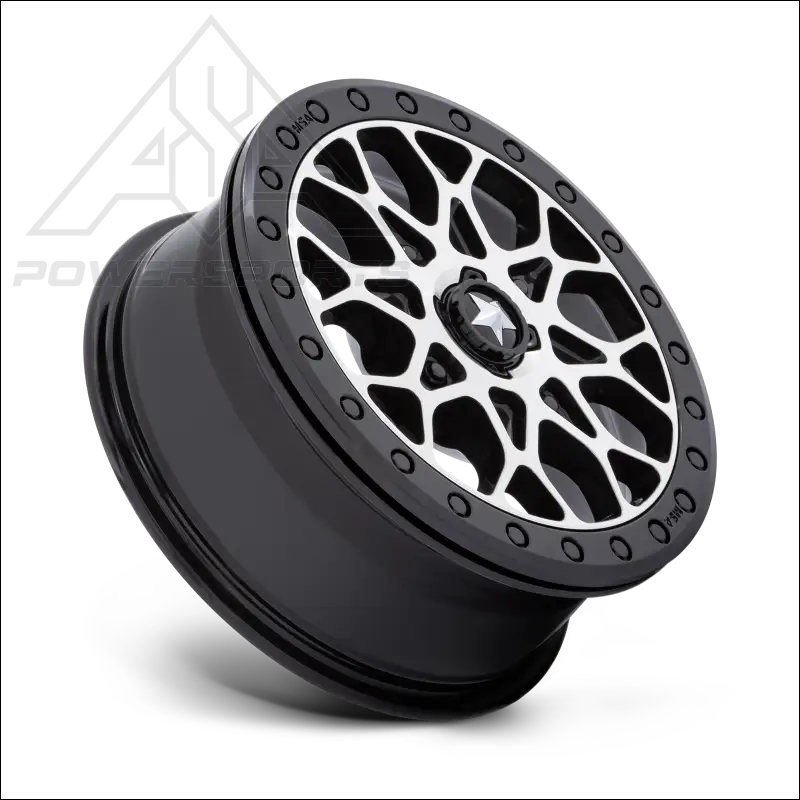 MSA M48 Portal Beadlock - Gloss Black Machined w/ Ring - Wheels