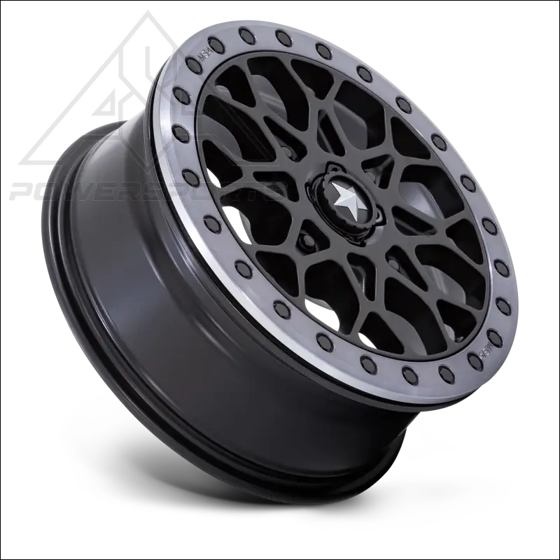 MSA M48 Portal Beadlock - Satin Black w/ Gray Tint Ring - Wheels