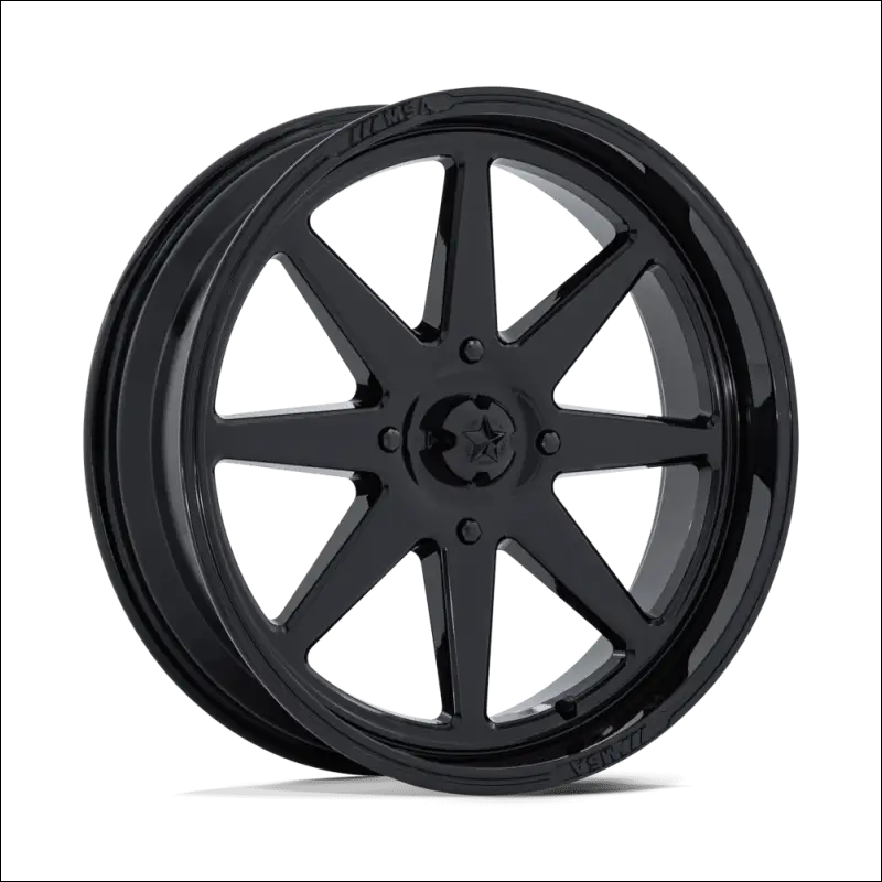 MSA M54 Spark UTV Gloss Black Wheels Cast Aluminum - 14x7 / 4x110 / -47