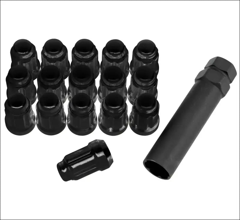 QuadBoss Black Spline Lug Nuts - 12 X 1.5mm - Wheels