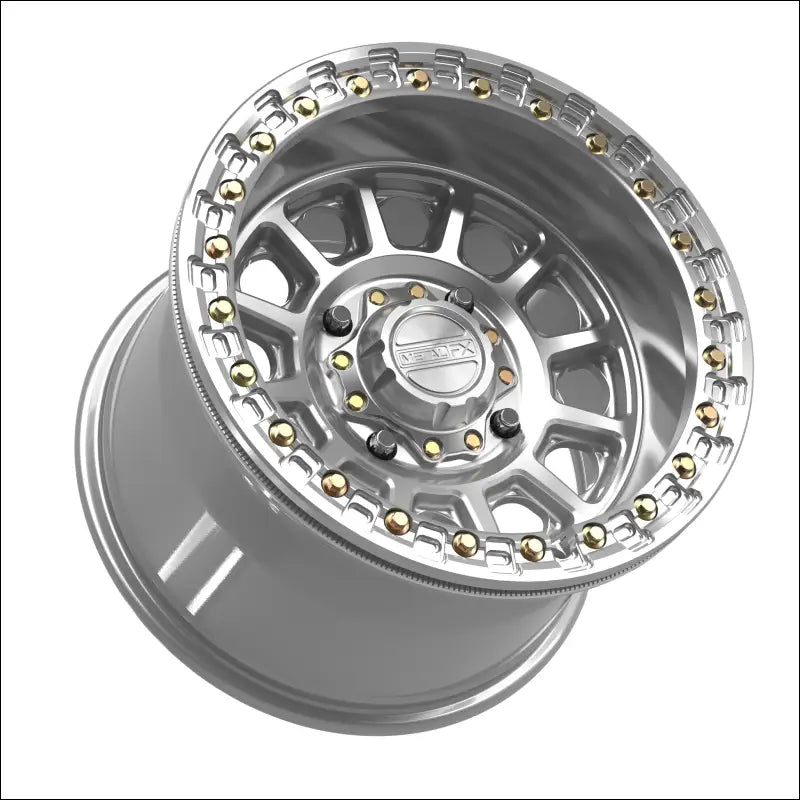 Rampage Beadlock | Gloss Silver Machined - 15x10 | 0mm/5 + 5 | 4x136/4x137 | 78833 (Can-Am / Honda)