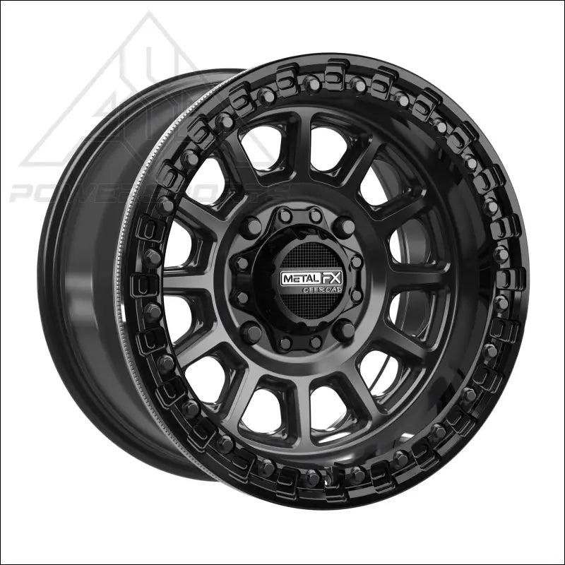Rampage Beadlock | Satin Black w/ Gloss Ring