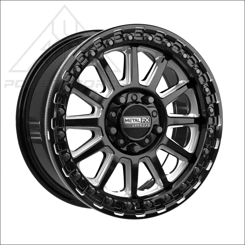 Rampage R Beadlock | Gloss Black Contrast Cut - Wheels