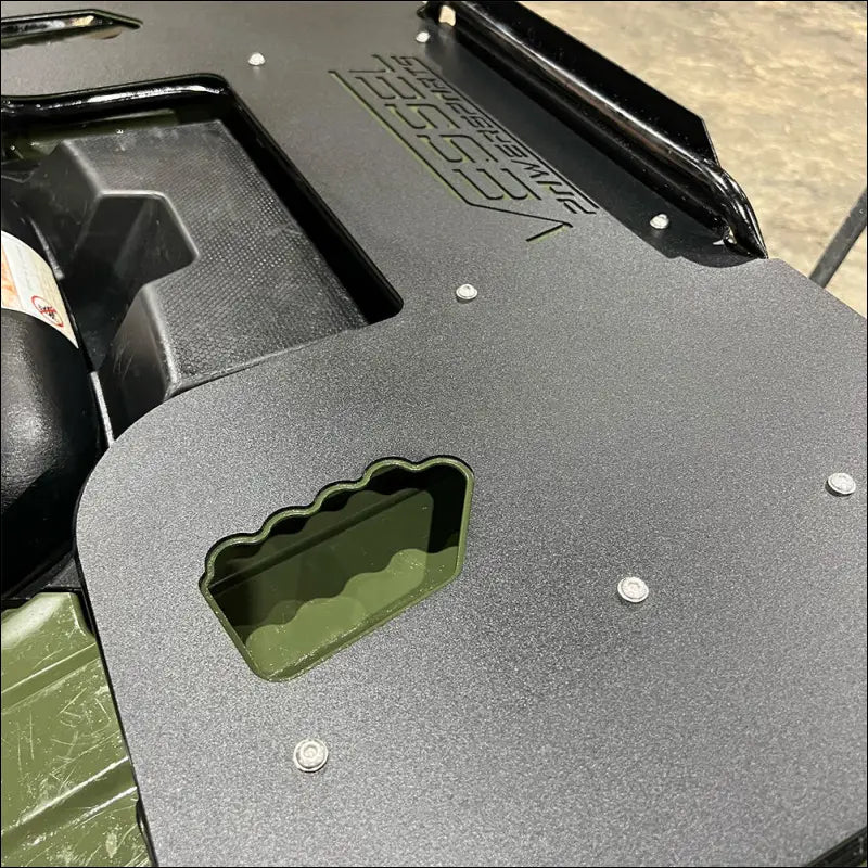 Rear Cooler Rack for 2007-2013 Honda Rancher - Textured Black / Shale Blue