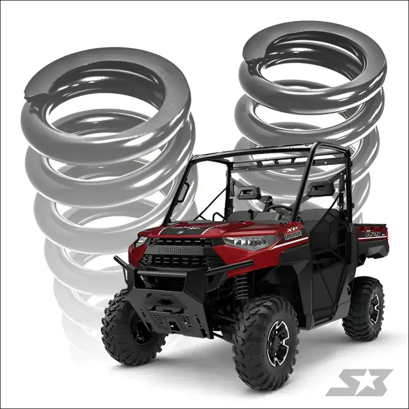 S3 Power Sports HD Springs Polaris Ranger 1000 XP Models - Front / 2021 + Northstar Trail Boss / No Tool