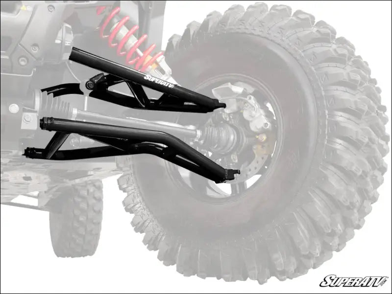 SuperATV 2024 + Polaris RZR XP 2‰? Forward Offset A-Arms - Super Duty 300M / Black