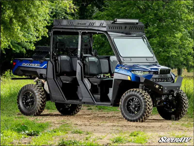 SuperATV Bobcat UV34 Flip Down Glass Windshield - Driver’s Side Wiper