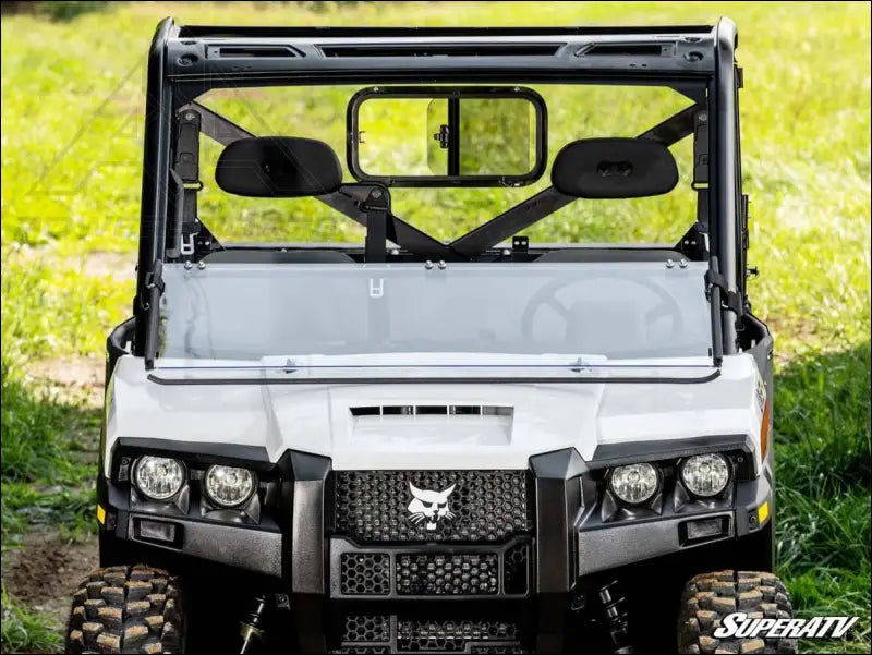 SuperATV Bobcat UV34 Scratch Resistant Flip Down Windshield