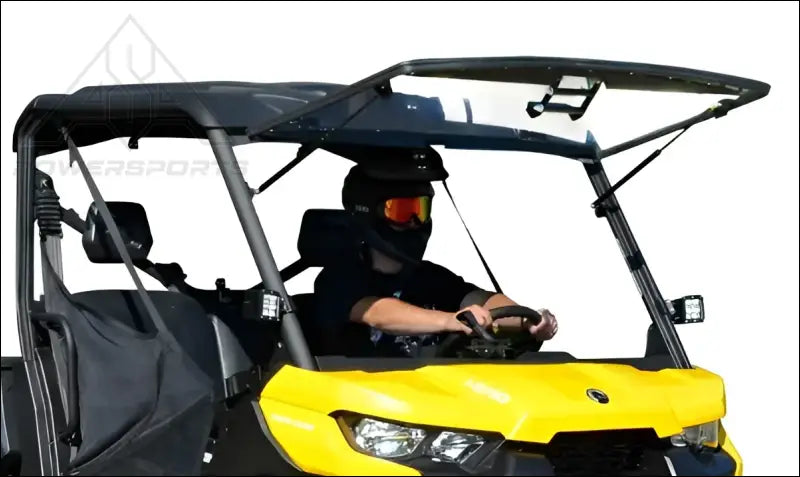 SuperATV Can-Am Defender Scratch Resistant Flip Windshield