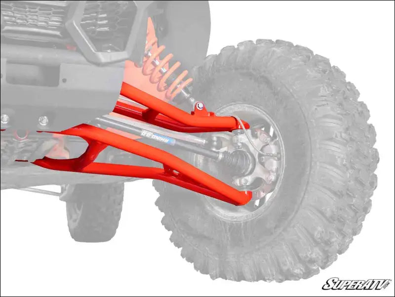 SuperATV Can-Am Maverick X3 Atlas Pro A-Arms - 72 inch Wide / I will do the work myself and reuse existing / Red