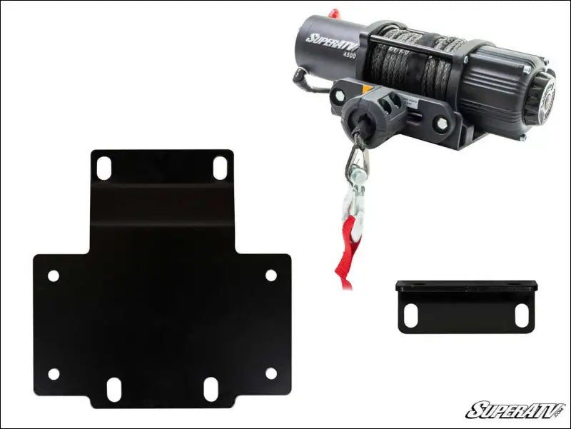 SuperATV Honda Pioneer 1000 Winch Mounting Plate - 4500 lb