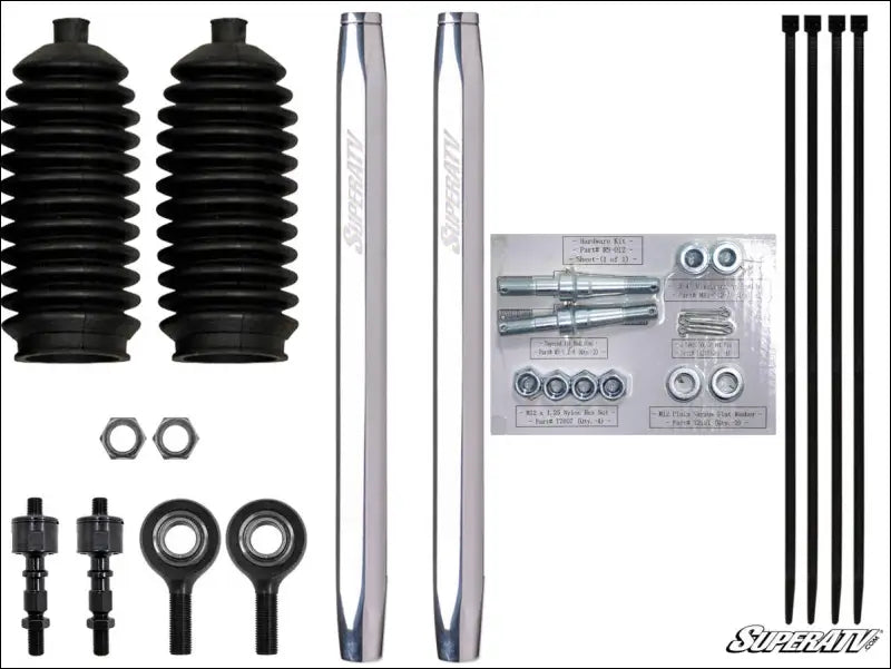 SuperATV Honda Talon 1000X Billet Aluminum Hex Tie Rod Kit - Rods