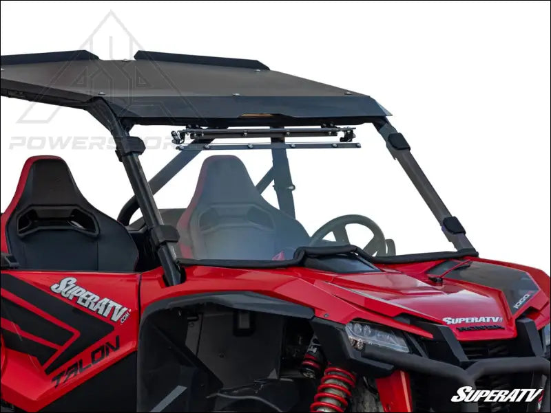 SuperATV Honda Talon 1000X Scratch-Resistant Vented Full Windshield