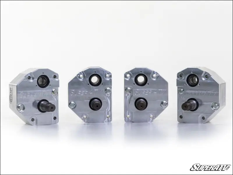 SuperATV Kawasaki Mule Pro 4” Portal Gear Lift - Billet / 0.15 - Portals