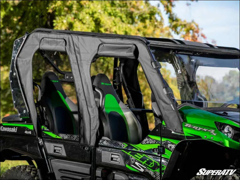 SuperATV Kawasaki Teryx 4 Primal Soft Cab Enclosure Upper Doors - Enclosures