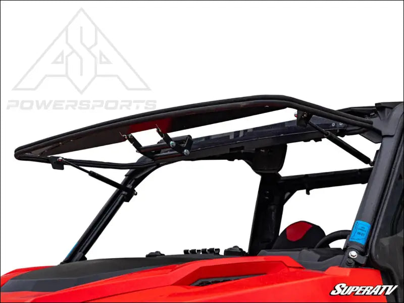 SuperATV Polaris General XP 1000 Scratch Resistant Flip Windshield