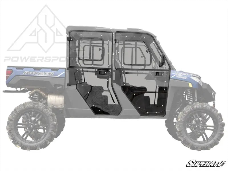 SuperATV Polaris Ranger XP 1000 Crew Convertible Cab Enclosure Doors