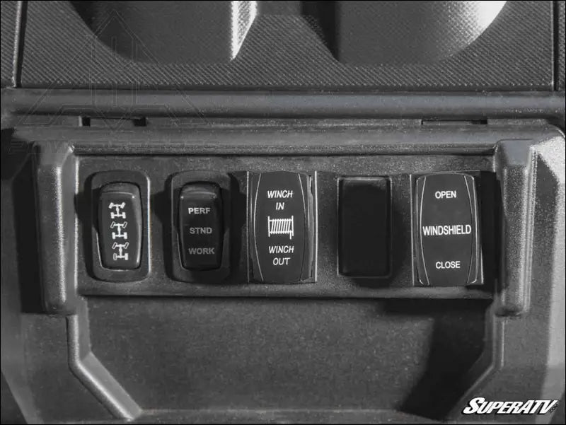 SuperATV Polaris Ranger XP1000 Maxdrive Power Flip Windshield