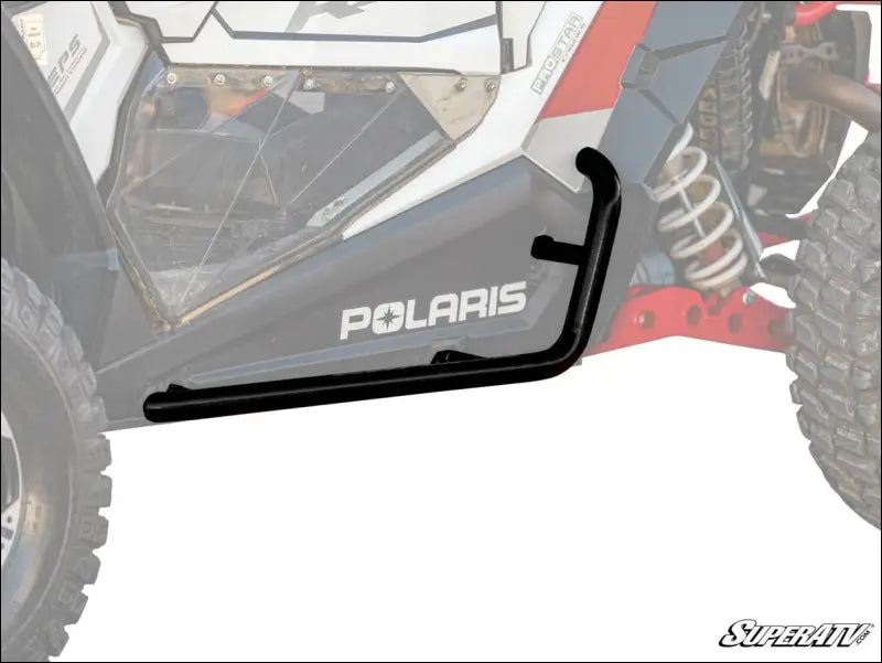 SuperATV Polaris RZR 900 Heavy-Duty Nerf Bars - Wrinkle Black