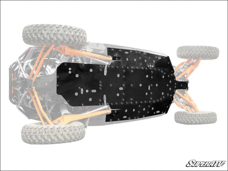 SuperATV Polaris RZR Pro R 4 Full Skid Plate - Plates